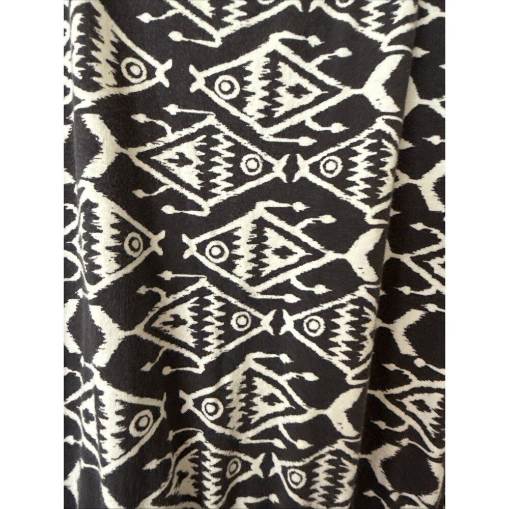 Patagonia West Ashley Dress Aztec Fish Cream Dark Gray Keyhole Size Small‎ - Picture 5 of 8